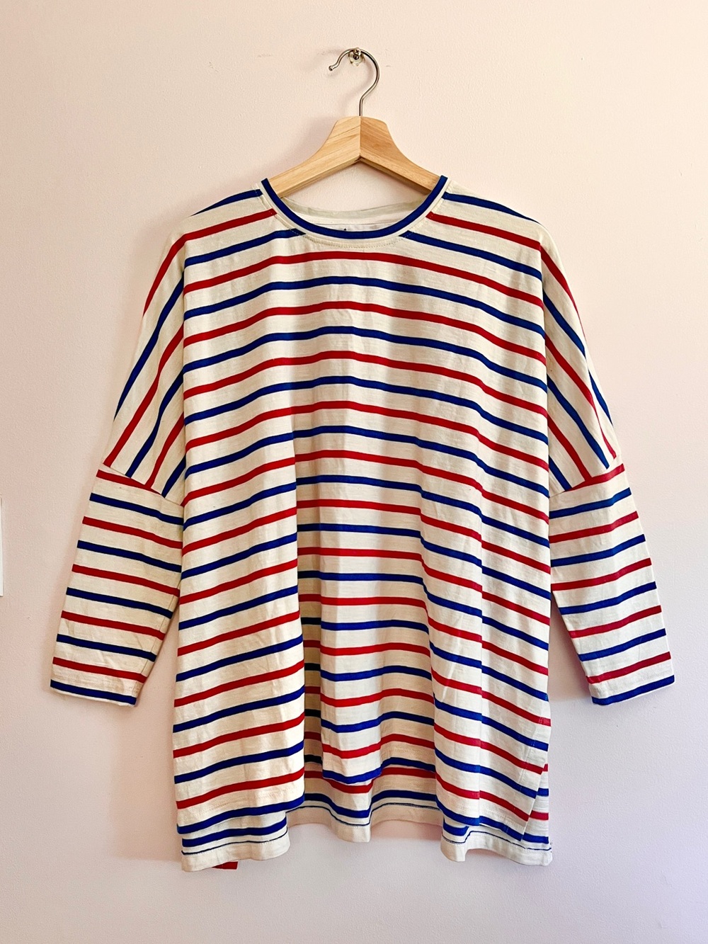 Mersea Catalina Tee Red/White/Blue Stripes
